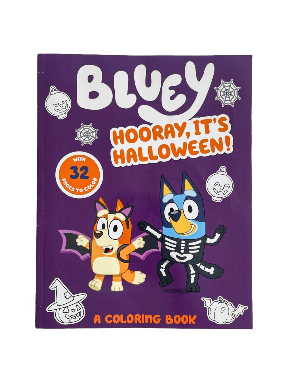 Coloring Book-  Blue: Horray It's Halloween